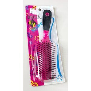 VTG Breck 8" Brush EZ Grip Styler Retro Pink Ball Tip Vented New NOS